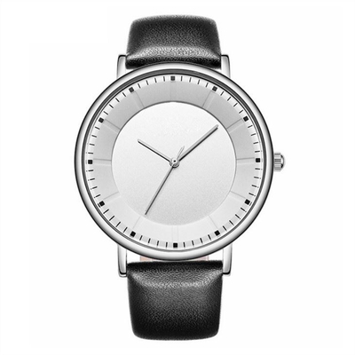 Ensemble assorti de montres à quartz pour montre-bracelet en cuir d'alliage