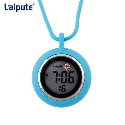 Mouvement électronique suspendu rond de montre de gousset d'infirmière de silicone de loisirs