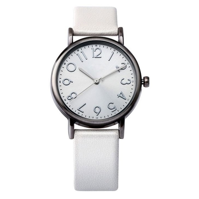 Les dames de mouvement de quartz garnissent en cuir montre en cuir imperméable de la vie de Vogue 30m de montre la petite