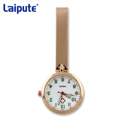 Le cadran rond soigne l'agrafe sur les infirmières FOB de Pin Buckle Chest Watch For de montre