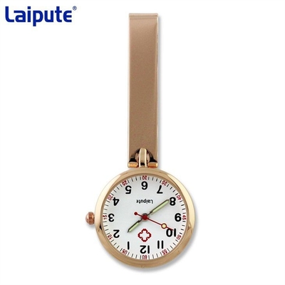 Le cadran rond soigne l'agrafe sur les infirmières FOB de Pin Buckle Chest Watch For de montre