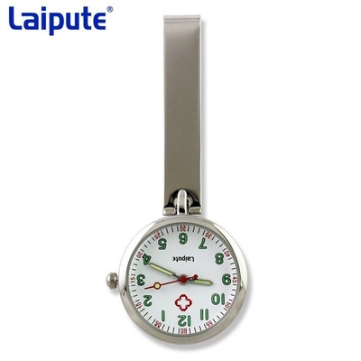 Le cadran rond soigne l'agrafe sur les infirmières FOB de Pin Buckle Chest Watch For de montre