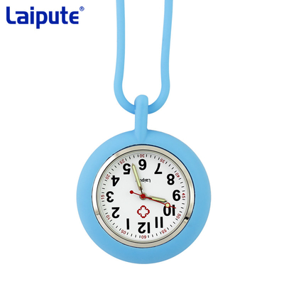 Laipute soigne l'infirmière Halterneck Watch Quartz Movement de silicone de montre FOB de Digital