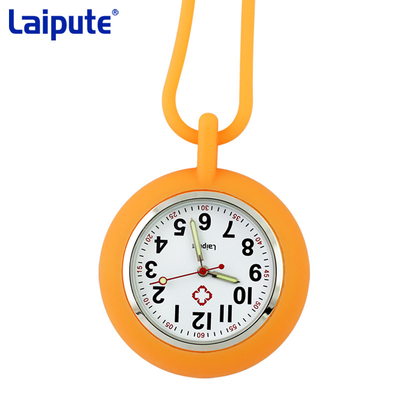 Laipute soigne l'infirmière Halterneck Watch Quartz Movement de silicone de montre FOB de Digital