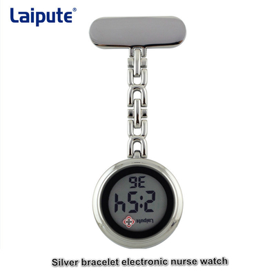 montres pendantes FOB en verre organique de montre de Digital de cas de 34mm pour des infirmières
