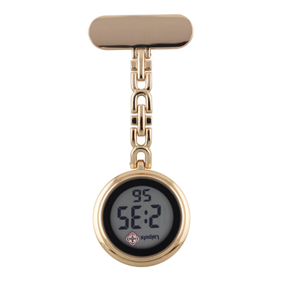 montres pendantes FOB en verre organique de montre de Digital de cas de 34mm pour des infirmières