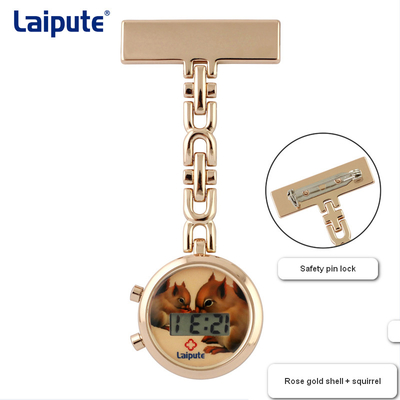 Les infirmières mignonnes de Digital coupent sur la montre FOB 27mm que le cas en alliage de zinc imperméabilisent