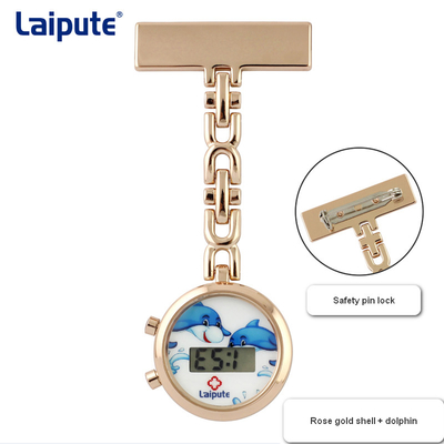 Les infirmières mignonnes de Digital coupent sur la montre FOB 27mm que le cas en alliage de zinc imperméabilisent