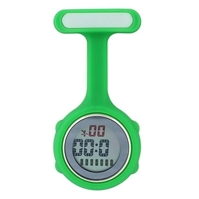 Montres de broche de courroie de silicone pour portatif écologique antipoussière d'infirmières