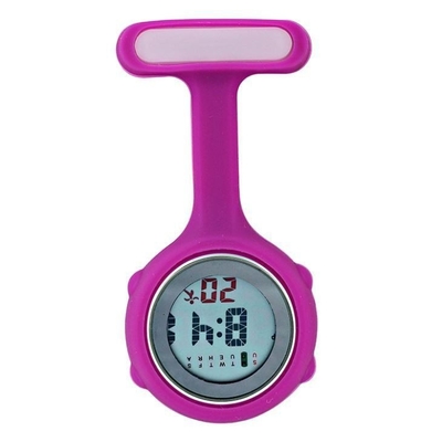 Montres de broche de courroie de silicone pour portatif écologique antipoussière d'infirmières