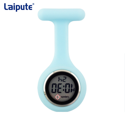 Infirmière amicale Watch de silicone de peau de visualisation électronique de Pin Buckle Digital Fob Watch