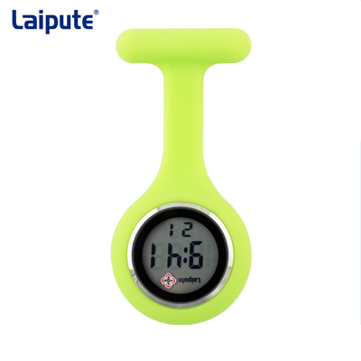 Infirmière amicale Watch de silicone de peau de visualisation électronique de Pin Buckle Digital Fob Watch