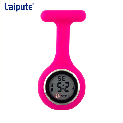 Infirmière amicale Watch de silicone de peau de visualisation électronique de Pin Buckle Digital Fob Watch