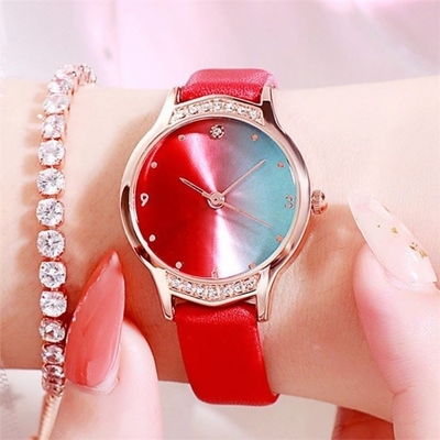 La courroie de luxe d'unité centrale de Diamond Watches des femmes de Laipute a durci Diamond Bezel Watch de verre