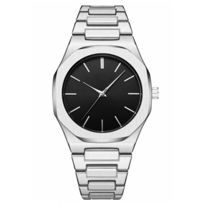 Montre texturisée d'acier inoxydable d'acier inoxydable Mesh Bracelet Watch Japan Movement