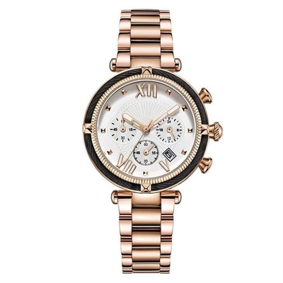 Montres de luxe de courroie en métal de dames des montres des femmes classiques de mouvement de quartz