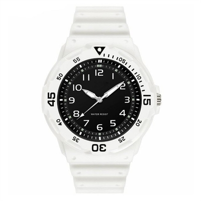 Montre de Digital de bande de silicone de la montre des hommes de courroie de silicone de bande de silicone de montre analogue