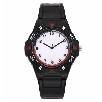 Montre de Digital de bande de silicone de la montre des hommes de courroie de silicone de bande de silicone de montre analogue