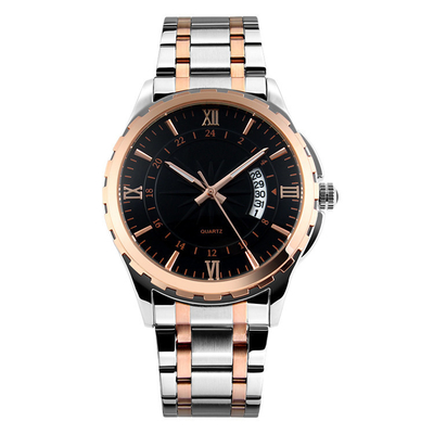 Le tenue professionnelle décontractée des hommes en alliage de zinc observe les montres professionnelles d'affaires