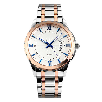 Le tenue professionnelle décontractée des hommes en alliage de zinc observe les montres professionnelles d'affaires