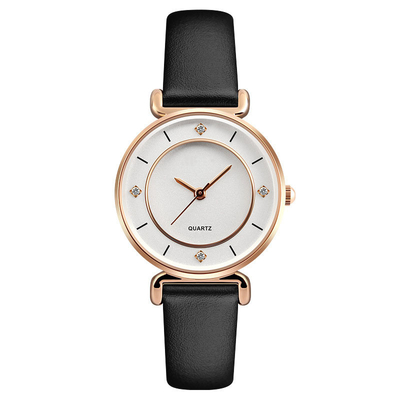 La montre de femmes simples et à la mode avec Diamond Quartz Creative Watch