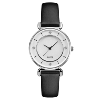 La montre de femmes simples et à la mode avec Diamond Quartz Creative Watch