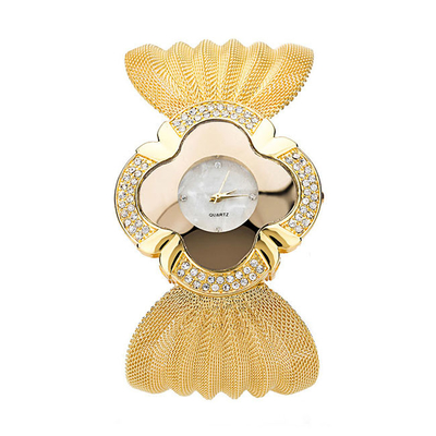Mode souple Diamond Watch Butterfly Style Bracelet pour des dames