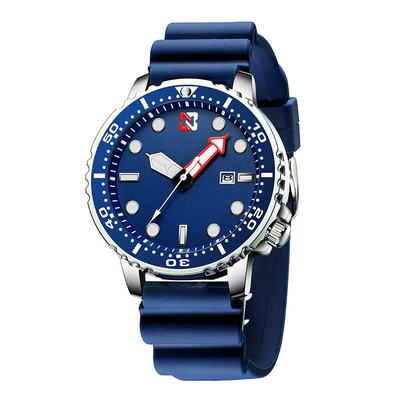 Montre occasionnelle de mode de Ghost de l'eau de vert de montre du quartz des hommes de sports