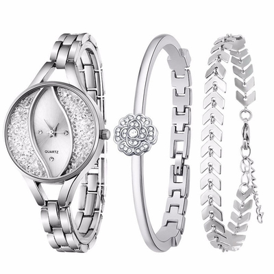 Montre Diamond Bracelet Set de quartz de dames de mode de la CE ROHS