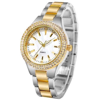 montre imperméable mécanique ultra mince de quartz d'acier inoxydable de montre de longueur de 22cm