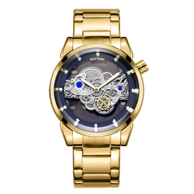 Montre-bracelet à quartz en acier inoxydable pour hommes, résistance à l'eau 3ATM