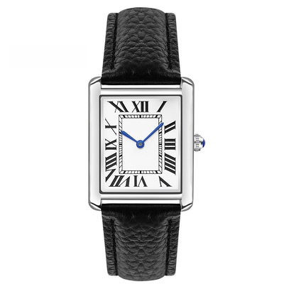 OEM de service de personnalisation de montre de quartz de couples d'affichage de temps 28mm