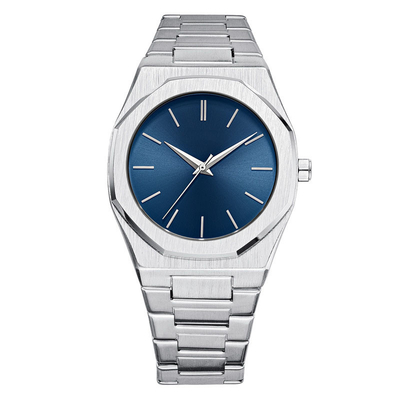 longueur de bande de la montre 24cm de montre-bracelet de mouvement de quartz d'acier inoxydable de 20mm