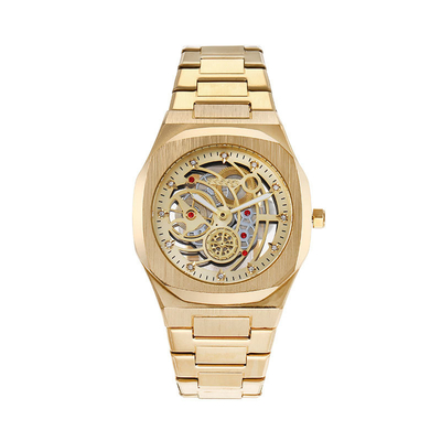 Montre-bracelet de quartz d'acier inoxydable d'indicateur avec la largeur de bande de 20mm pour l'affichage de temps