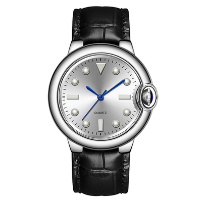 caisse de la montre-bracelet 10mm du quartz des couples de boucle de 20mm unisexe