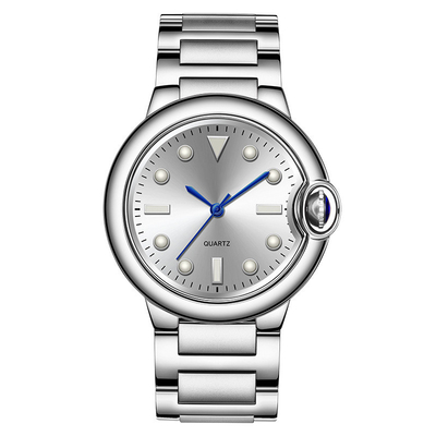 caisse de la montre-bracelet 10mm du quartz des couples de boucle de 20mm unisexe