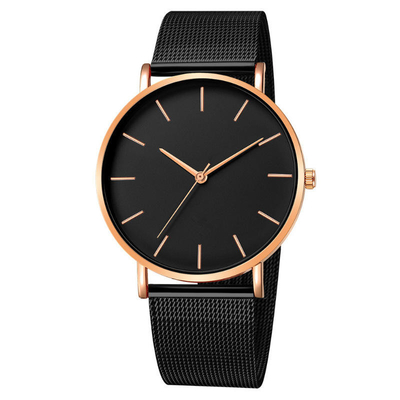 Épaisseur analogue de caisse de la montre-bracelet 7mm de quartz d'alliage de personnalisation pour les hommes et des femmes