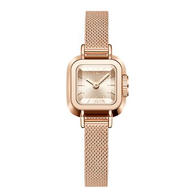 montre-bracelet de quartz d'alliage de 22cm avec la largeur de bande de 8mm pour des femmes