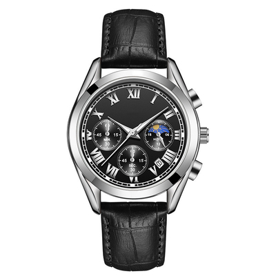 Résistance à l'eau minérale de Crystal Buckle Quartz Battery Wristwatches 30m 12mm