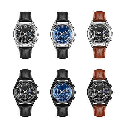 Résistance à l'eau minérale de Crystal Buckle Quartz Battery Wristwatches 30m 12mm