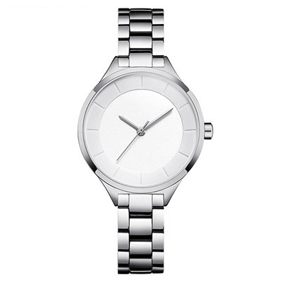 3ATM Résistant à l'eau en acier inoxydable Quartz Montres de poignet pour les particuliers à la mode