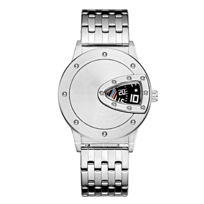 Montres fonctionnelles en acier inoxydable avec mouvement de quartz et affichage du temps