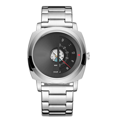 Mode style Alloy quartz montre de poignet avec mouvement de quartz de précision
