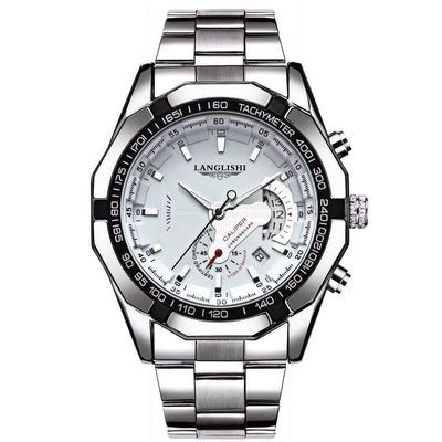 Élégante montre en acier inoxydable épaisseur du boîtier de 13 mm améliorant votre expérience de chronométrage