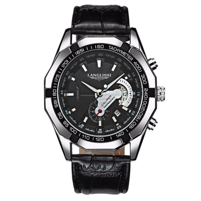 Élégante montre en acier inoxydable épaisseur du boîtier de 13 mm améliorant votre expérience de chronométrage