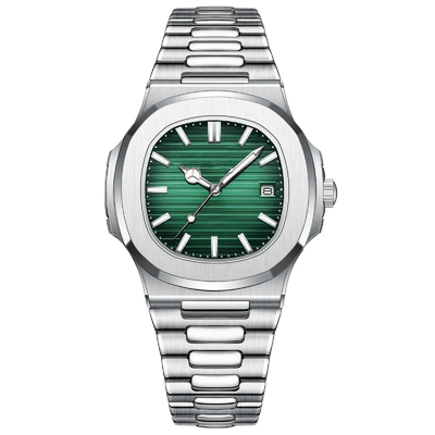 Montres à poignet à quartz métallique haute performance avec mouvement à quartz