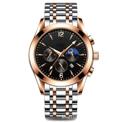 Montres de poignet en alliage de quartz de 12 mm de largeur de bande avec épaisseur de boîtier de 8 mm