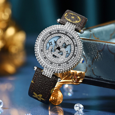 Montres à poignet à batterie de quartz haute performance avec fonction chronographe