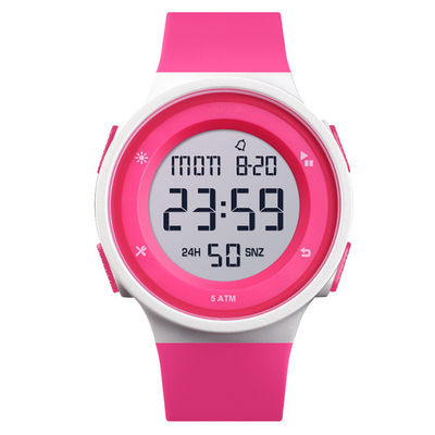 Montre de sport de silicone des montres des couples ultra-minces multifonctionnels de silicone de sports
