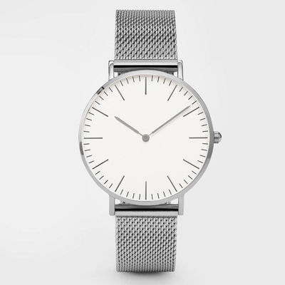 Montre-bracelet de quartz d'alliage de Nonwaterproof, ROHS tendant la montre-bracelet pour des dames